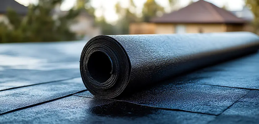 Rubber Flat Roof Replacement in Northbrook