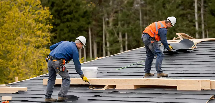 Garage Felt Roof Replacement in Northbrook
