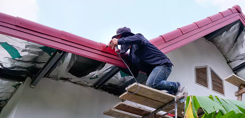 Residential Wind Damage Roof Repair in Northbrook